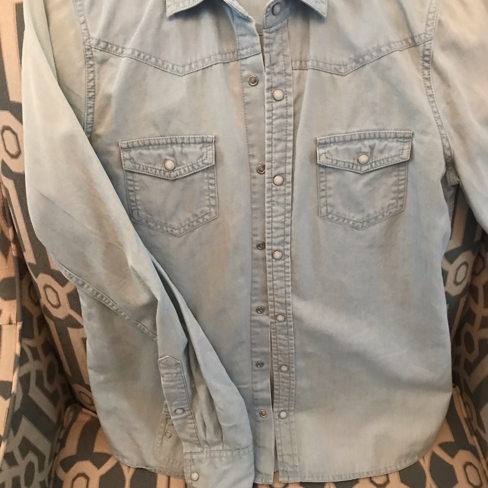 Denim Button Down - image 3